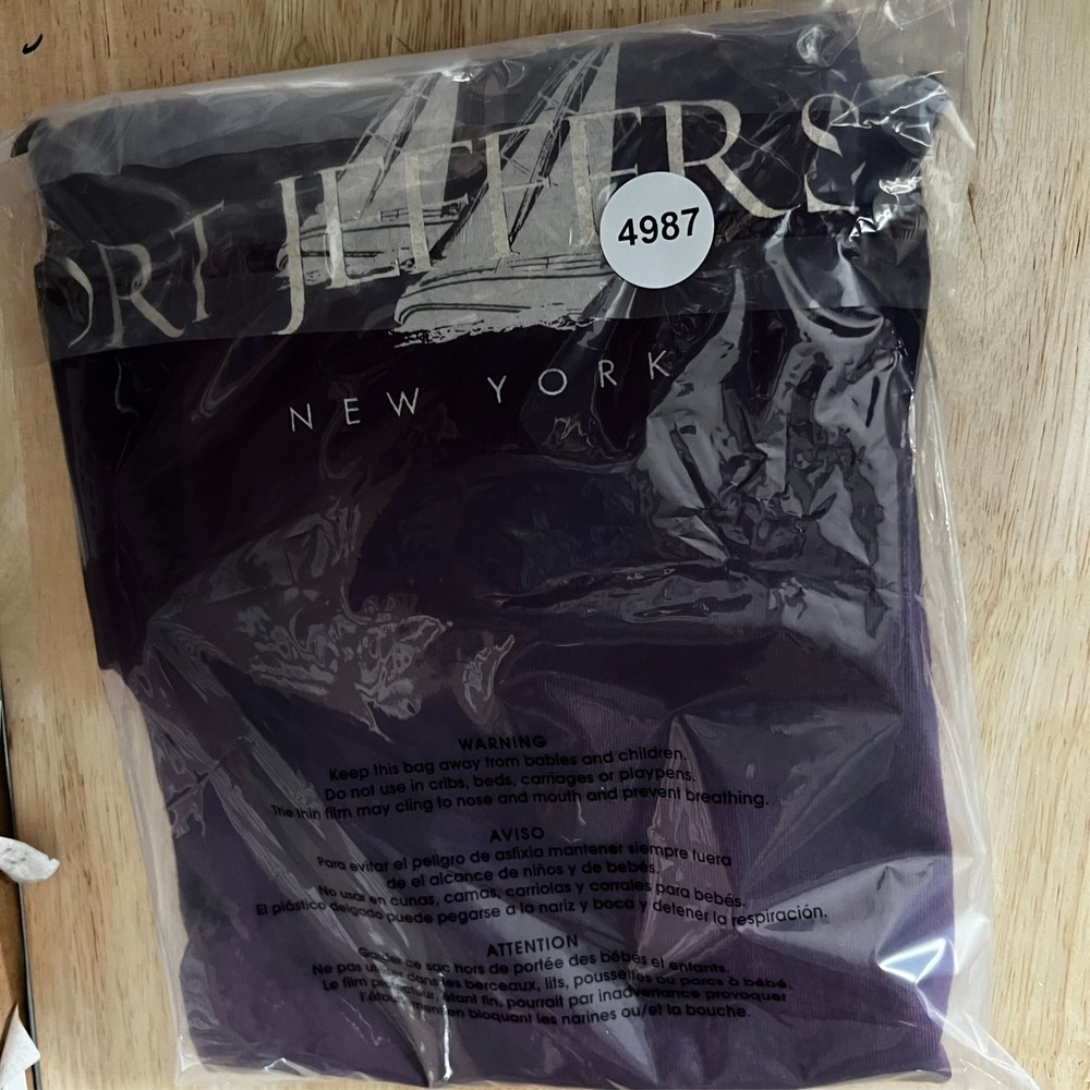 Vintage Port Jefferson NY Sailboat T-Shirt Purple 90s Nautical Souvenir Large - Picture 14 of 14